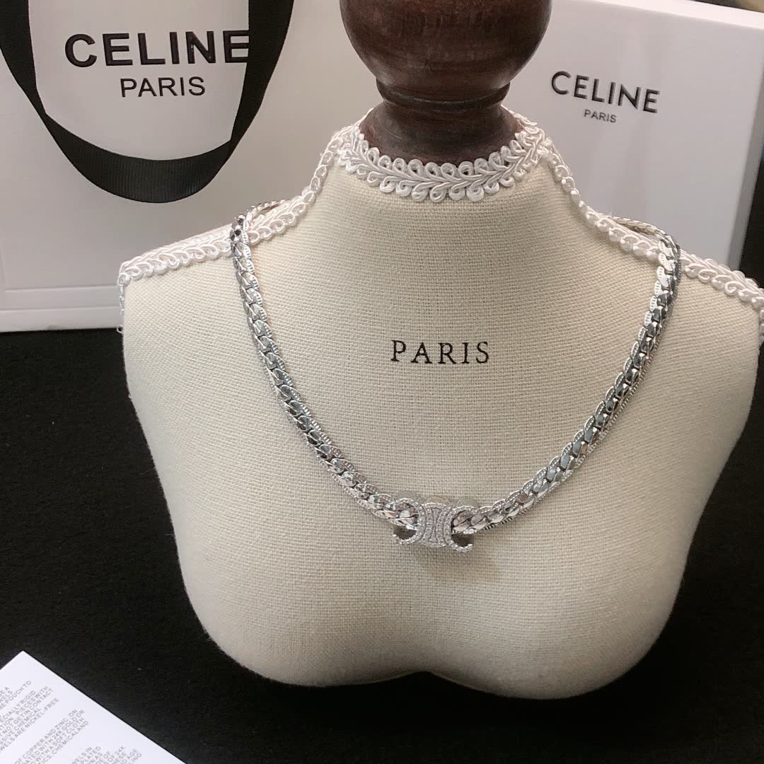 Chanel Silver Chain Necklace