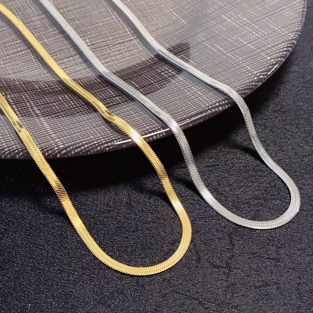 Celine Elegant Double Layered Gold and Silver Necklace