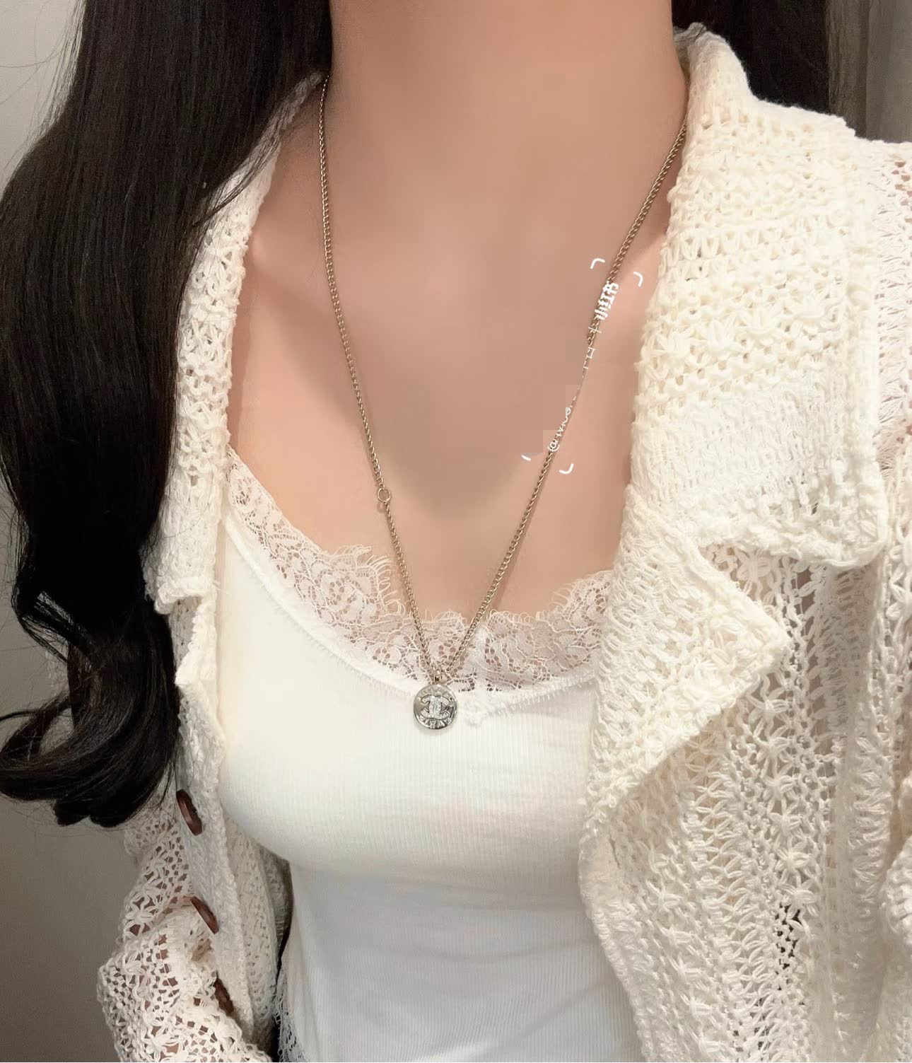 Chanel CC Coin Pendant Necklace