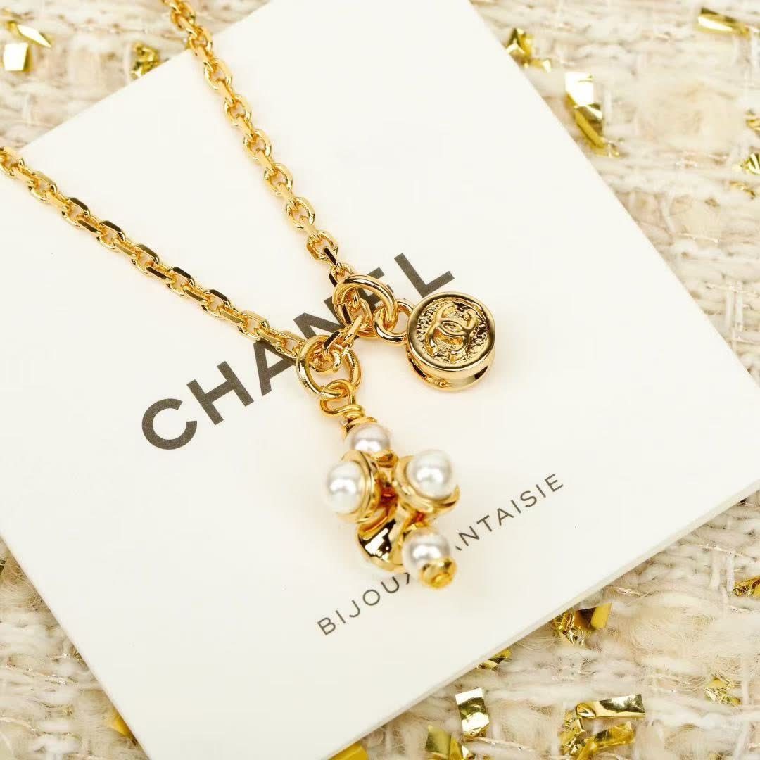 Chanel Anklet with Pearls and Coin Charm