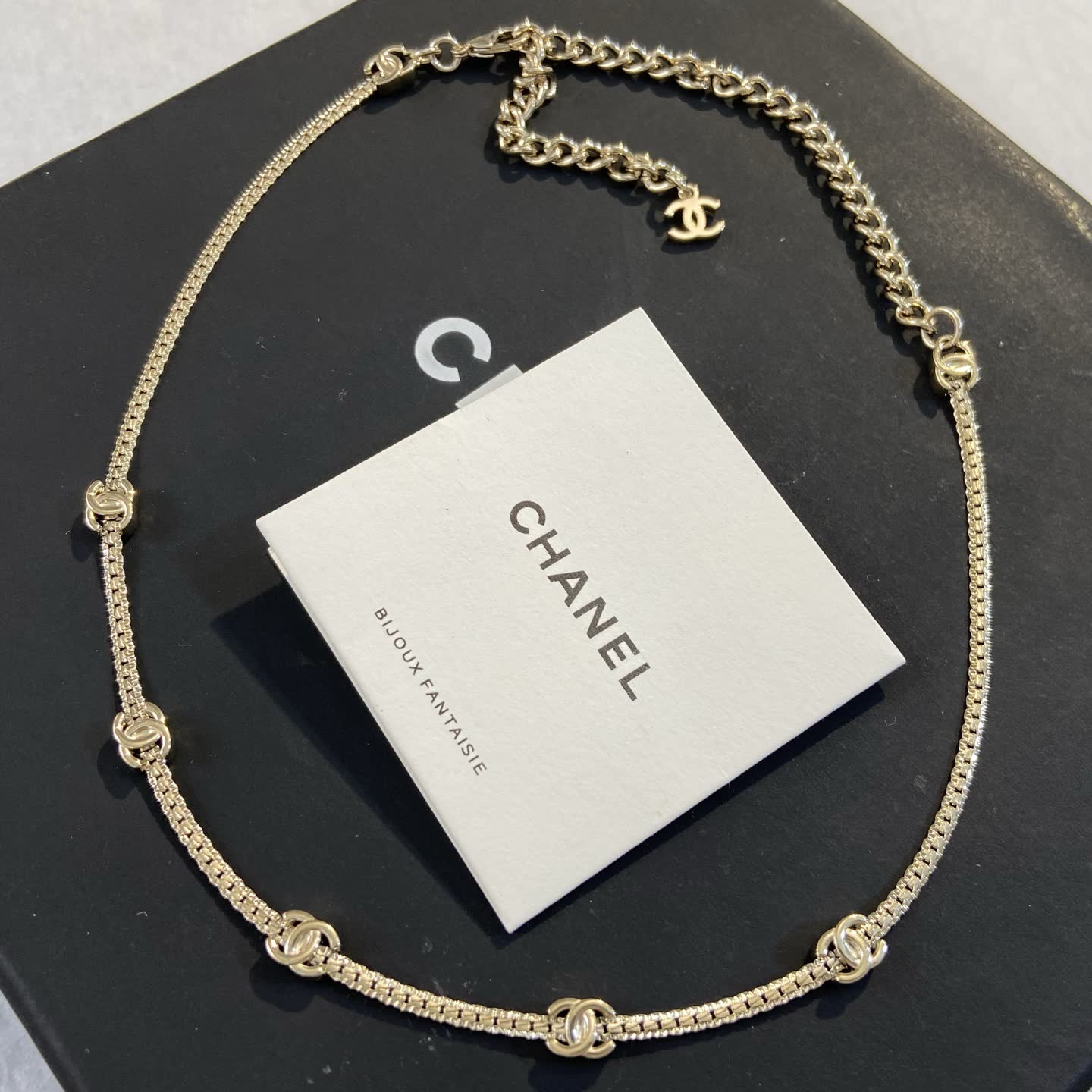 Chanel Necklace, CC Link Design