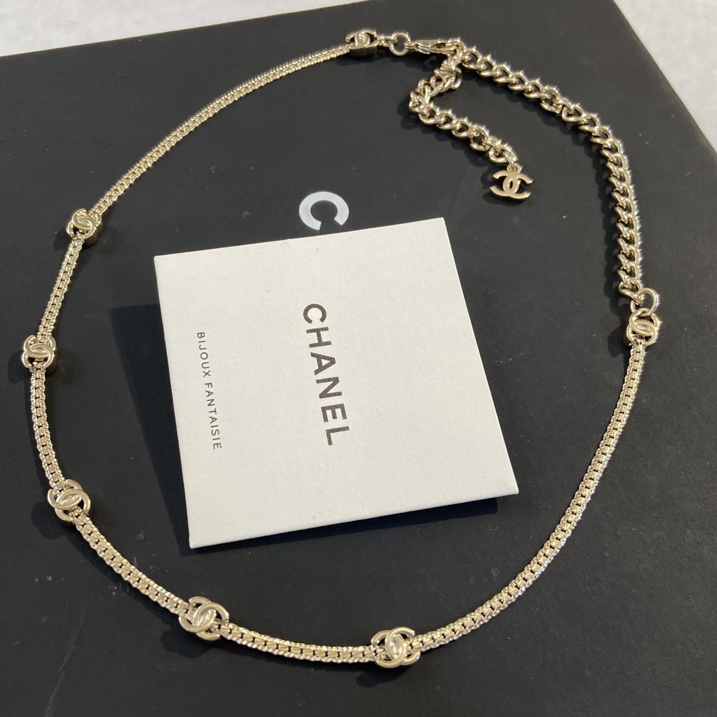 Chanel Necklace, CC Link Design