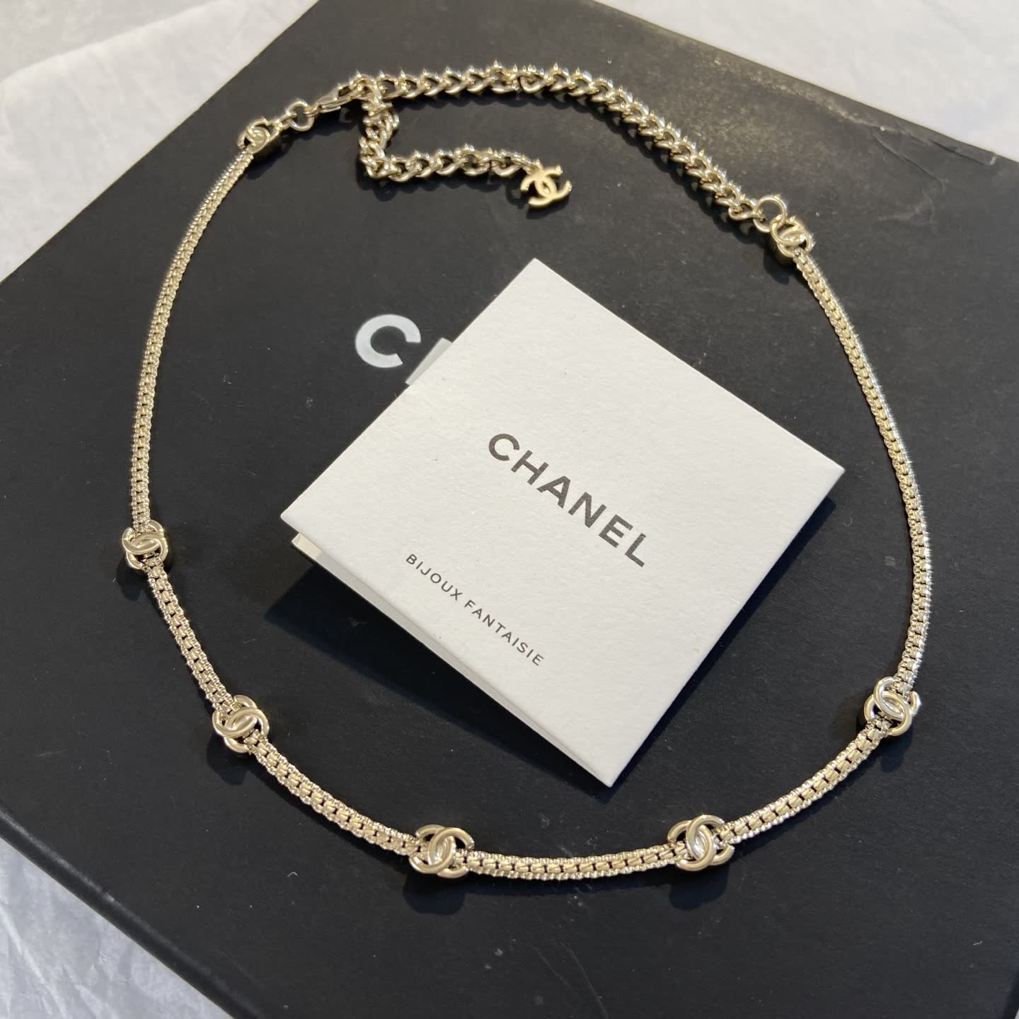 Chanel Necklace, CC Link Design