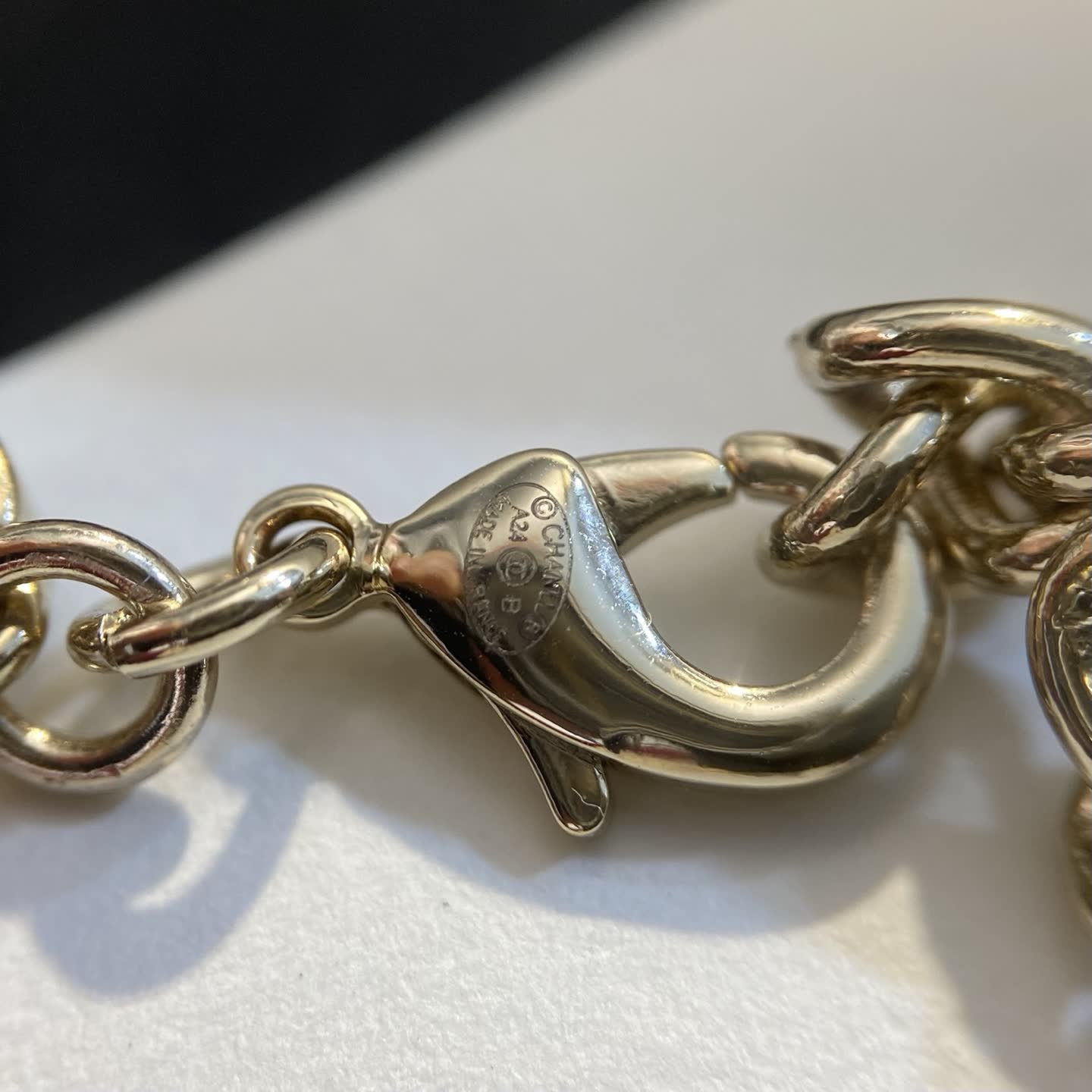 Chanel Necklace, CC Link Design