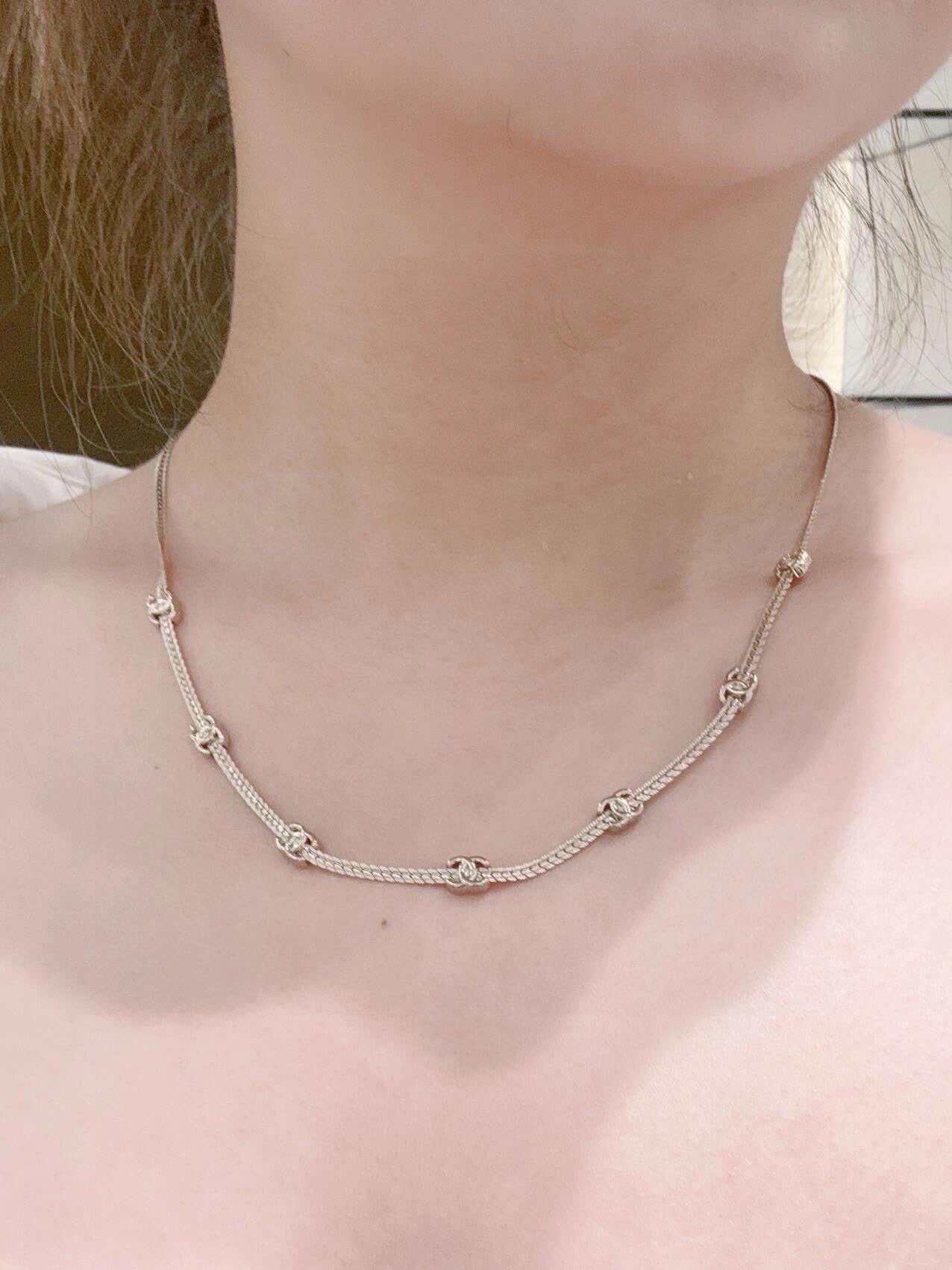 Chanel Necklace, CC Link Design