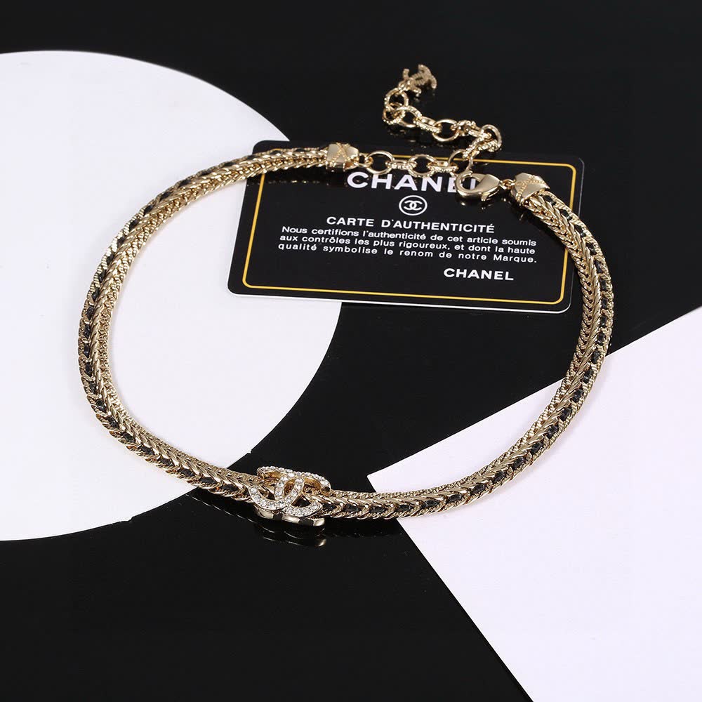Chanel Necklace with CC Logo