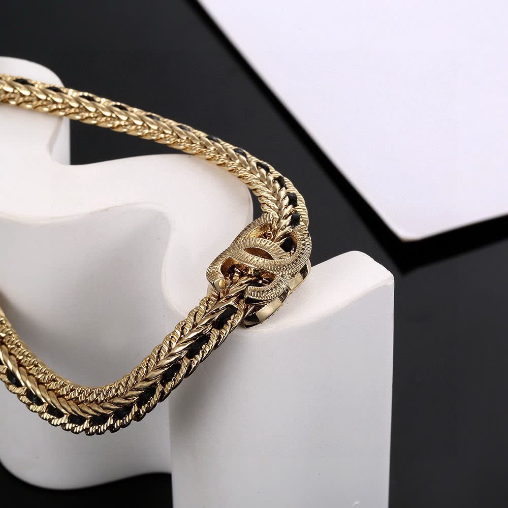 Chanel Necklace with CC Logo