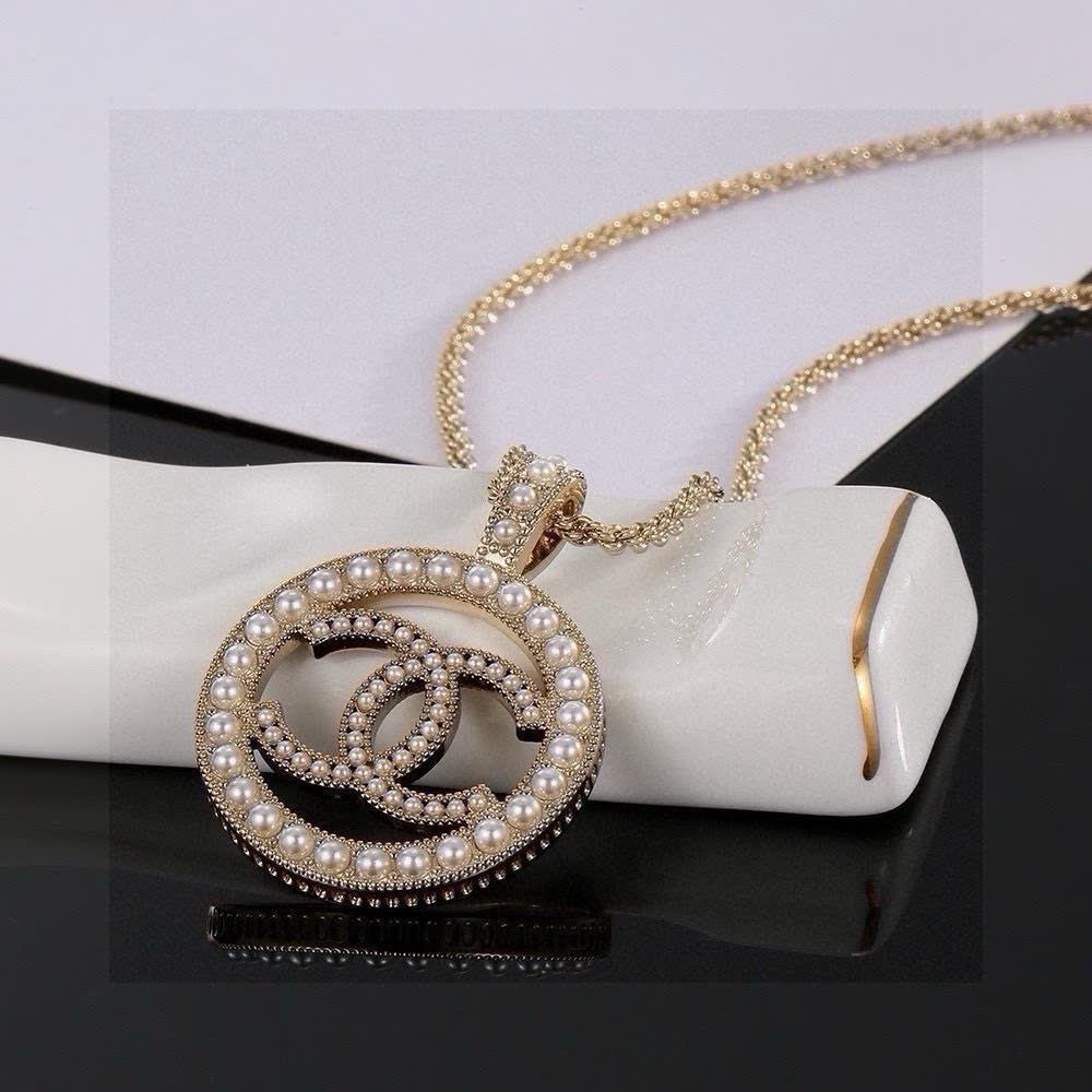 Chanel CC Logo Pendant Necklace