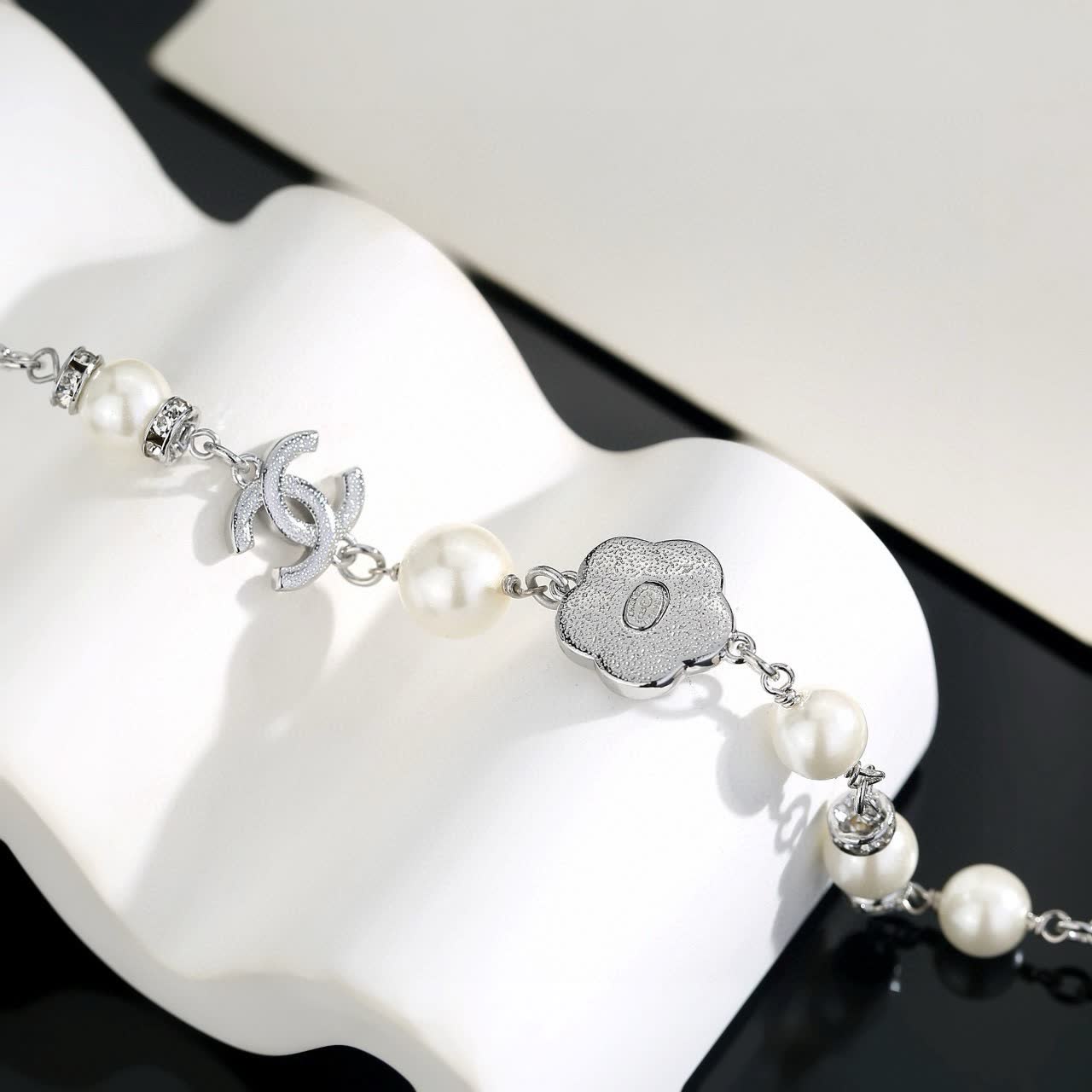 Chanel Pearl and Crystal Necklace