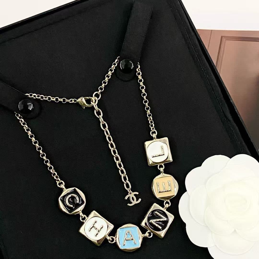 Chanel CC Logo Necklace