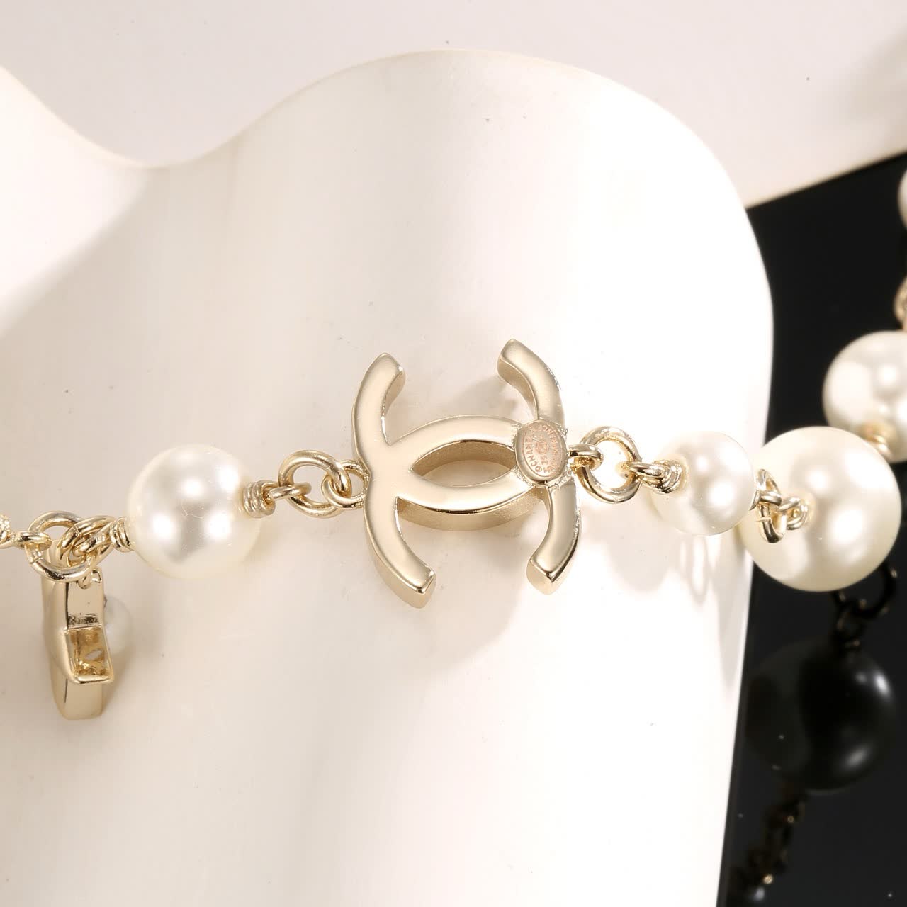 Chanel Pearl and Charm Necklace