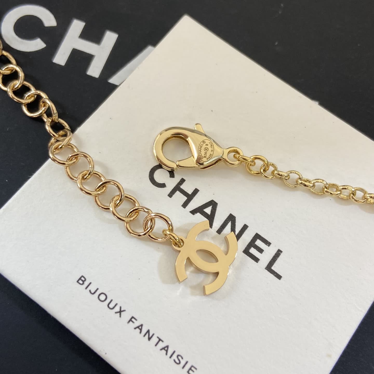 Chanel Gold-tone 'Chanel' Necklace
