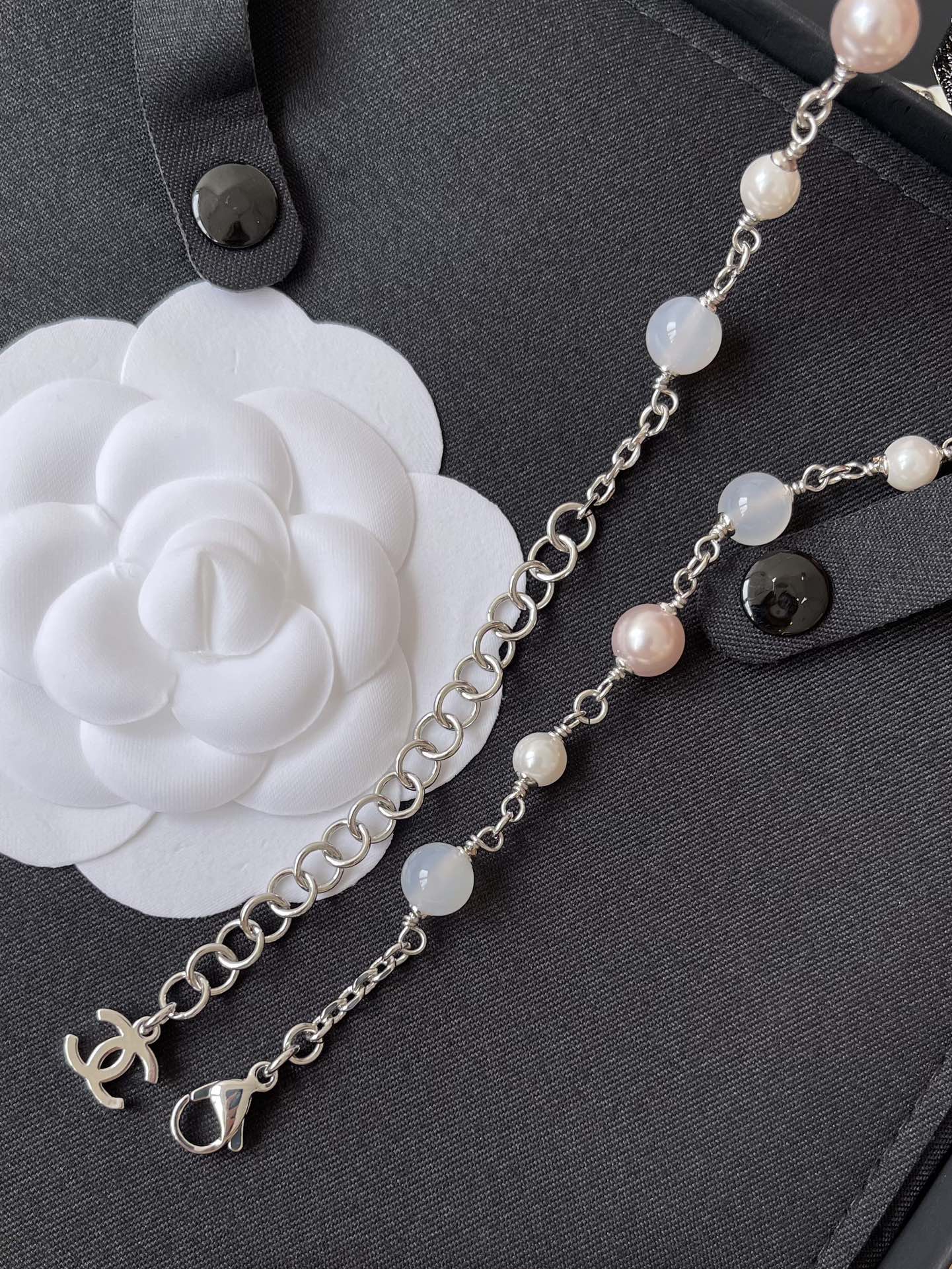 Chanel Butterfly Pearl Necklace
