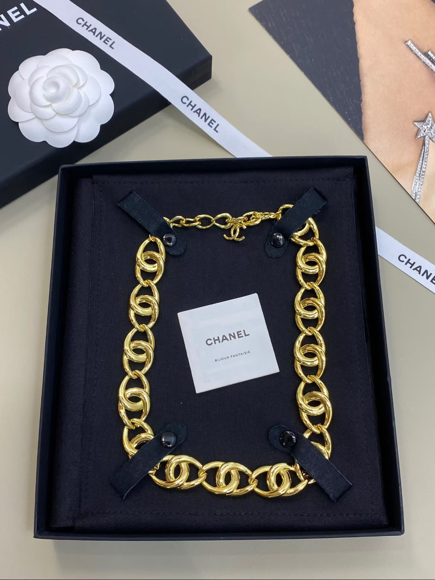 Chanel Gold Chain Necklace