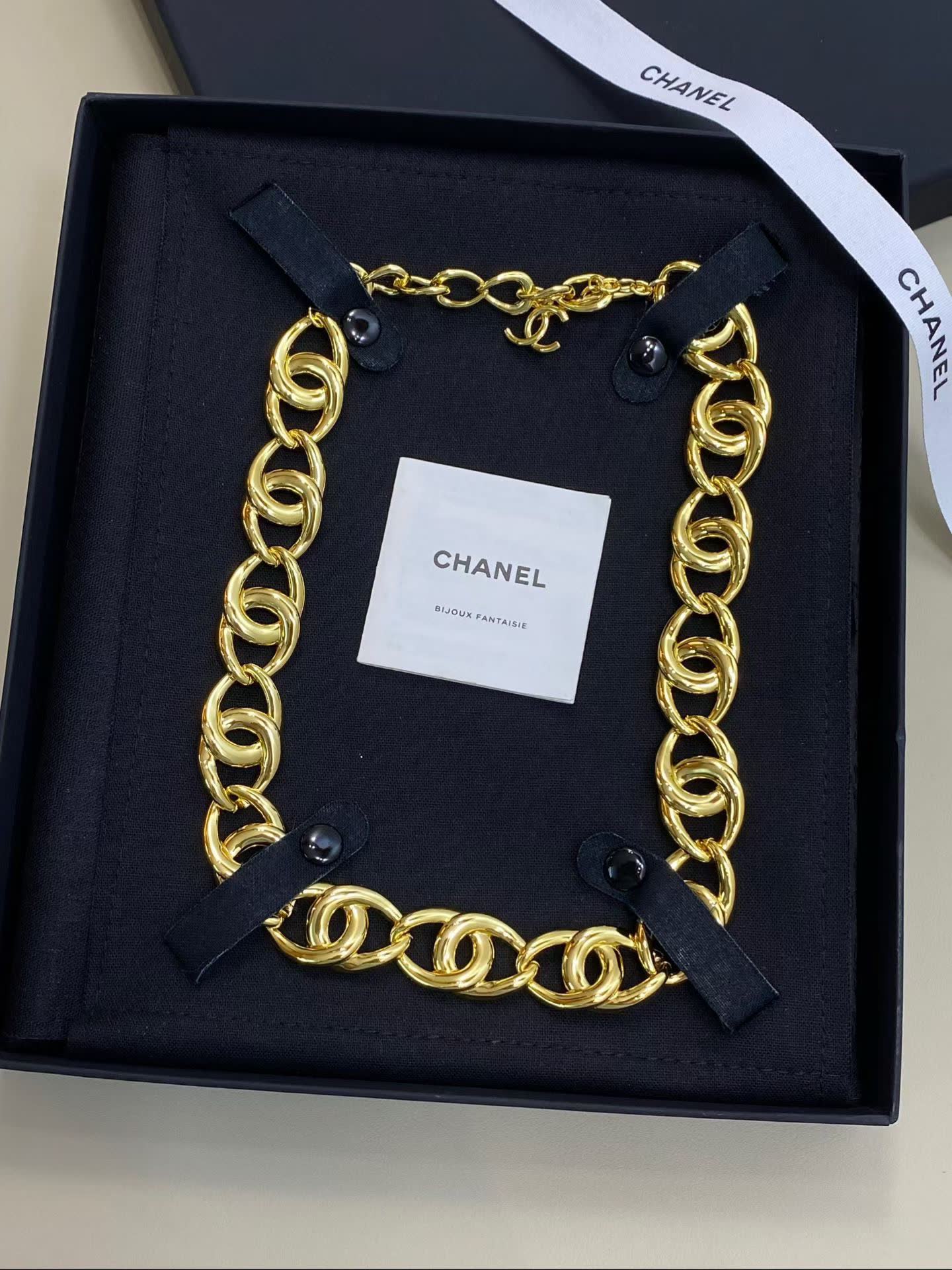 Chanel Gold Chain Necklace