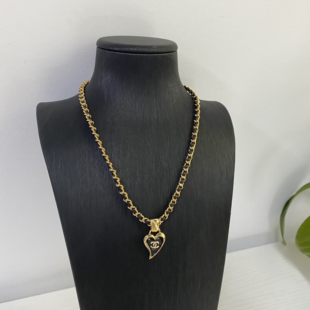 Chanel Heart Pendant Necklace