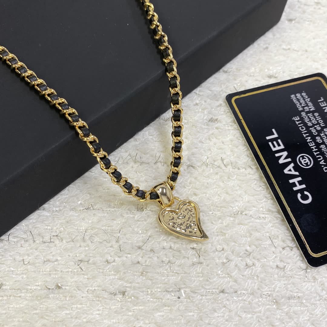 Chanel Heart Pendant Necklace