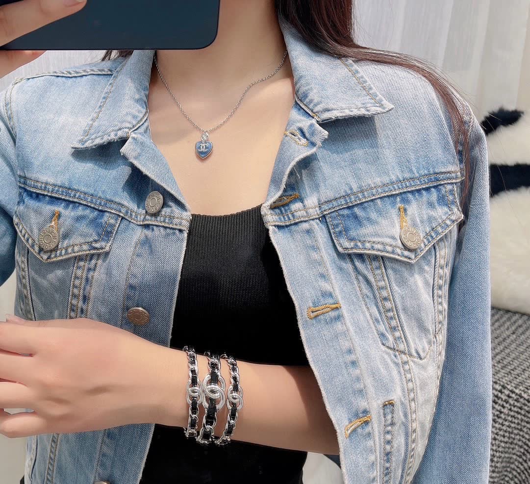 Chanel Heart Shaped Necklace