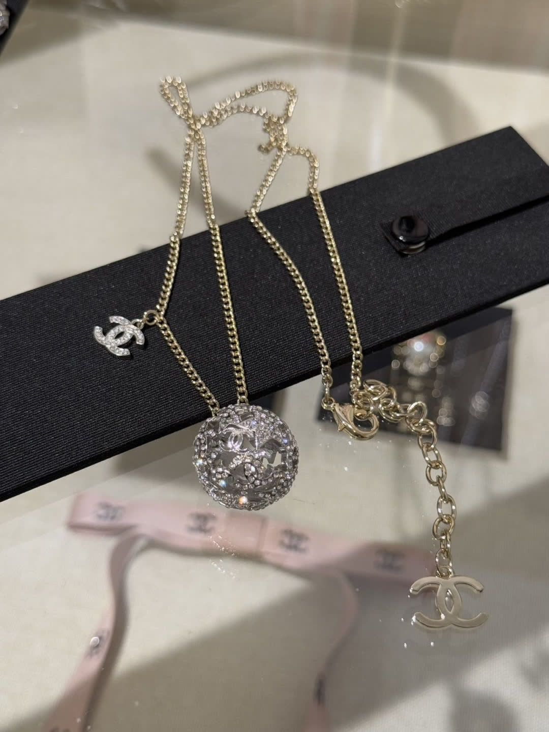Chanel Star and CC Logo Necklace Set