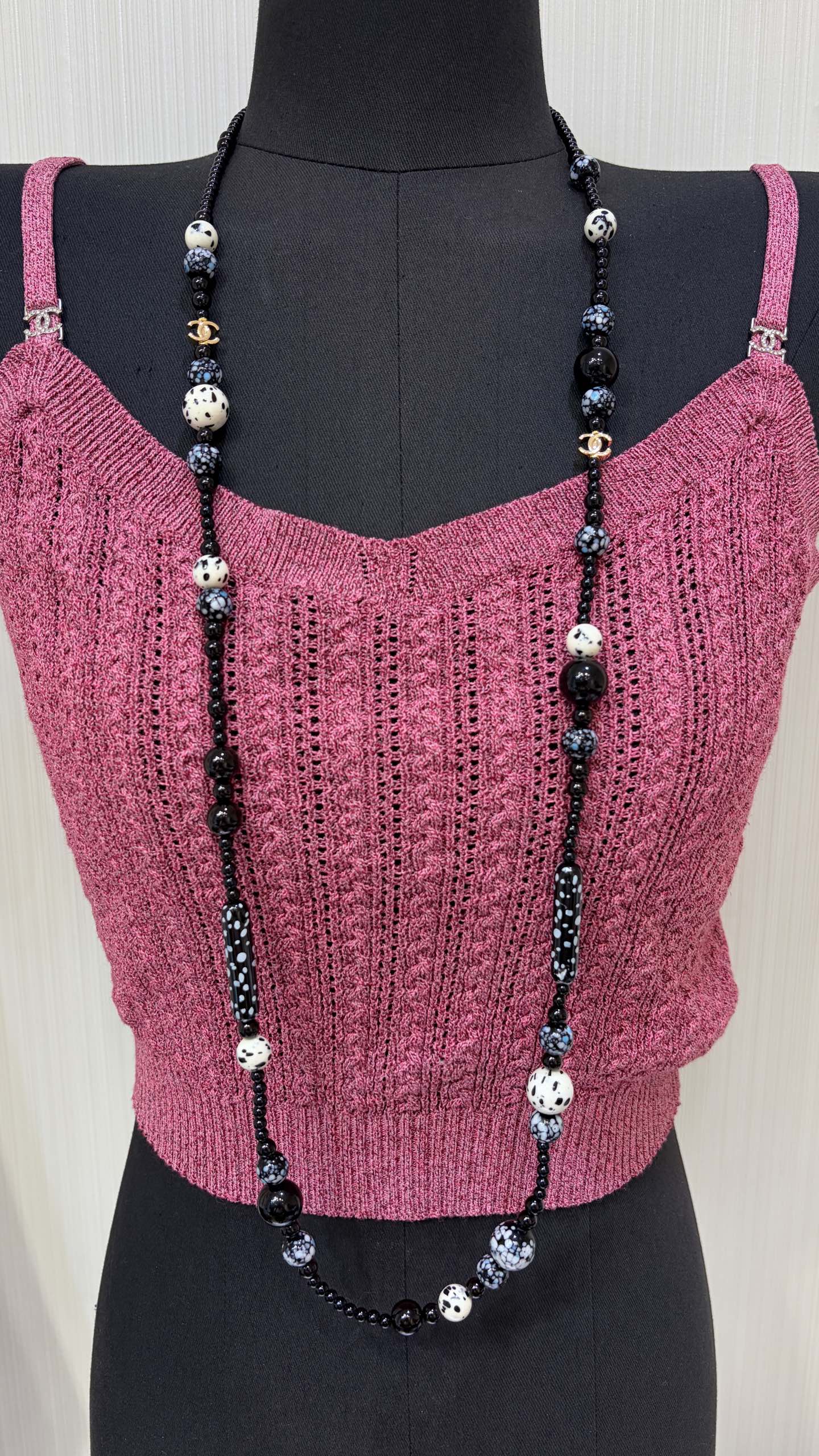 Chanel Beaded Necklace Chanel Beaded Necklace