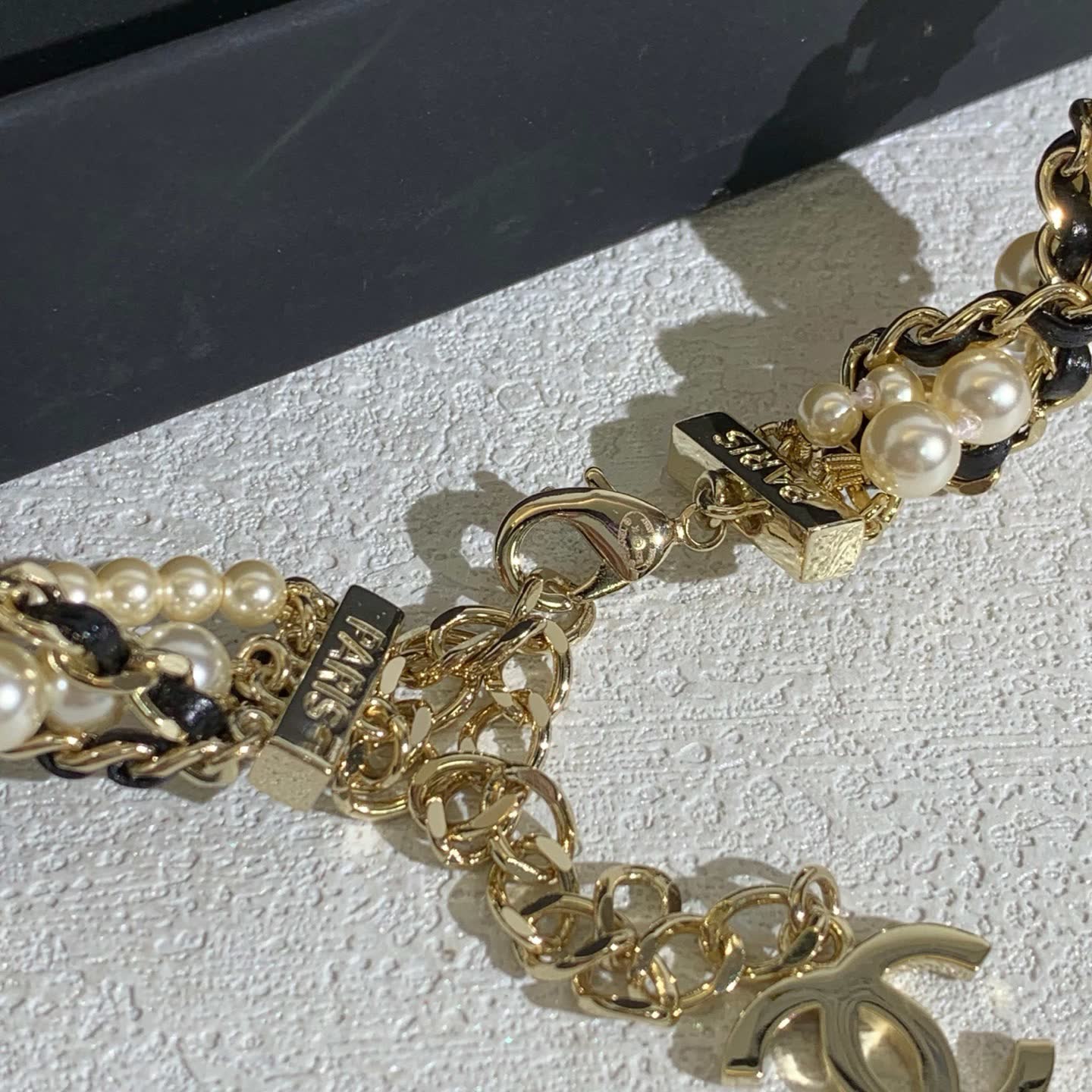 Chanel Pearl and Crystal Necklace