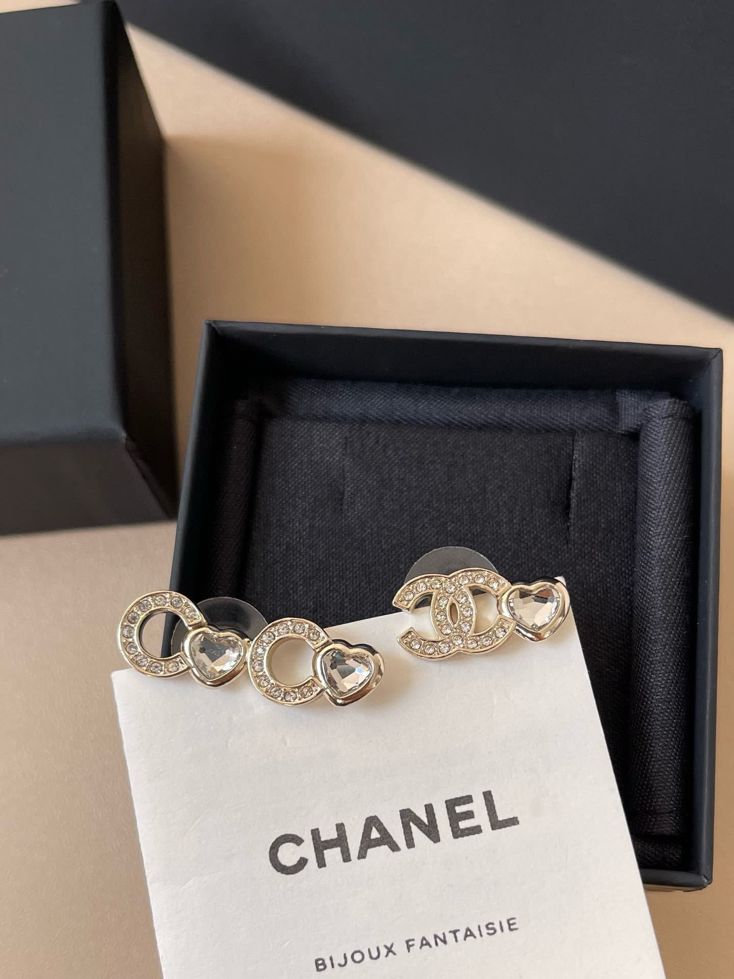 Chanel CC Logo Pearl and Black Bead Necklace