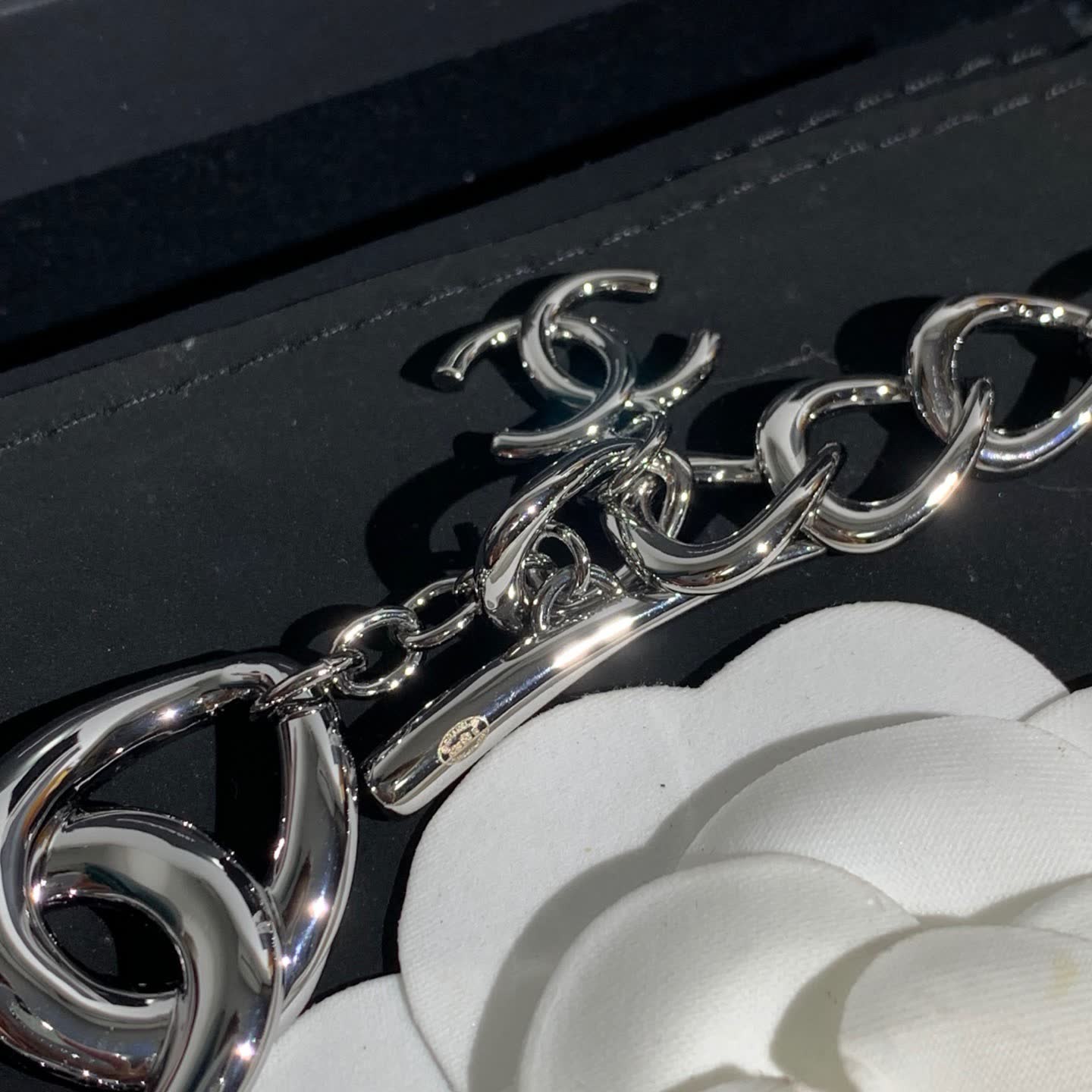 Chanel Silver Chain Necklace