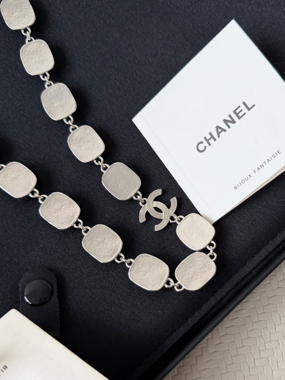 Chanel Crystal Necklace and Bracelet Set
