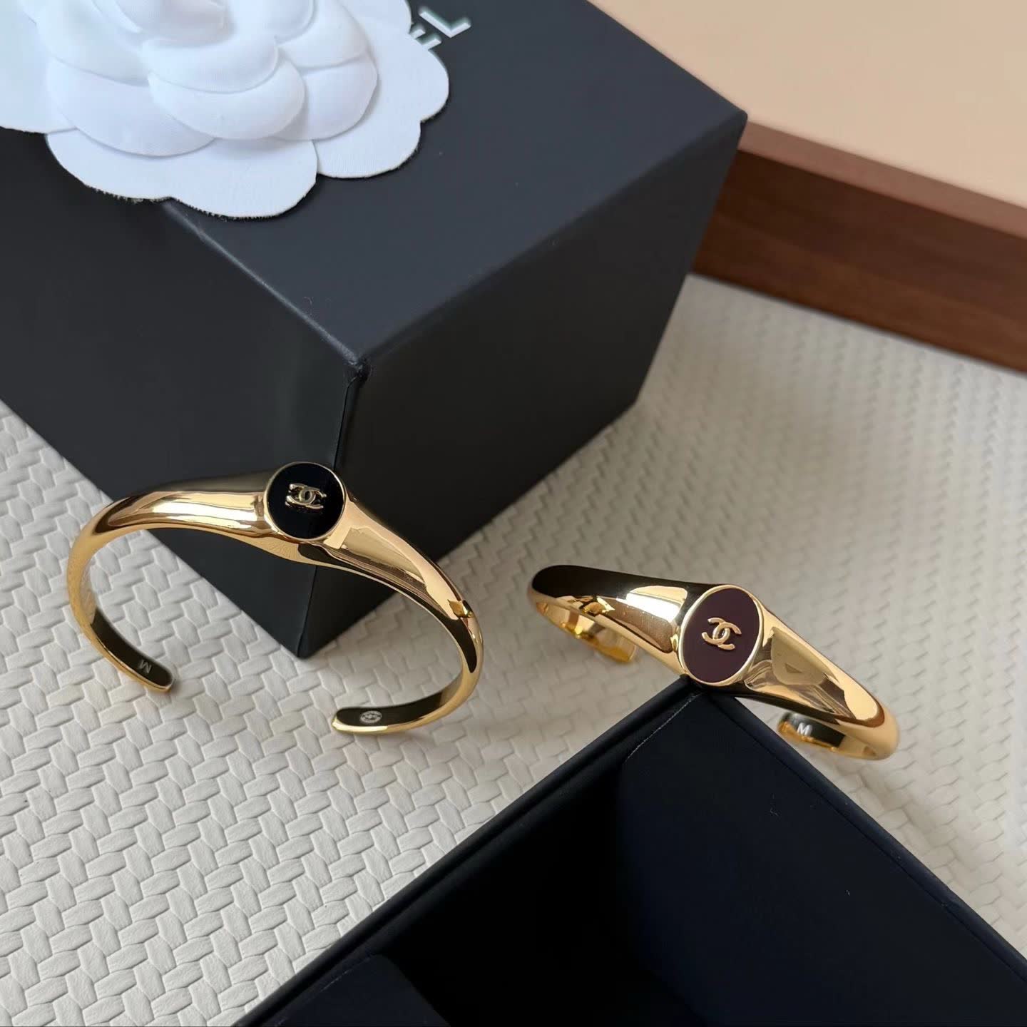 Chanel Gold Coin Necklace and Bracelet Set