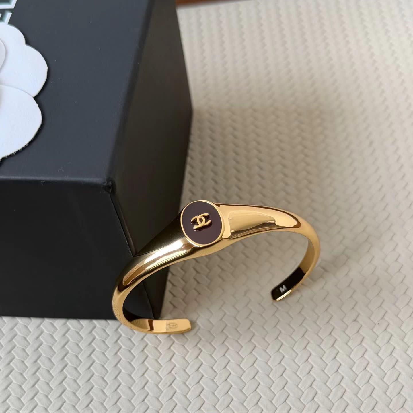 Chanel Gold Coin Necklace and Bracelet Set