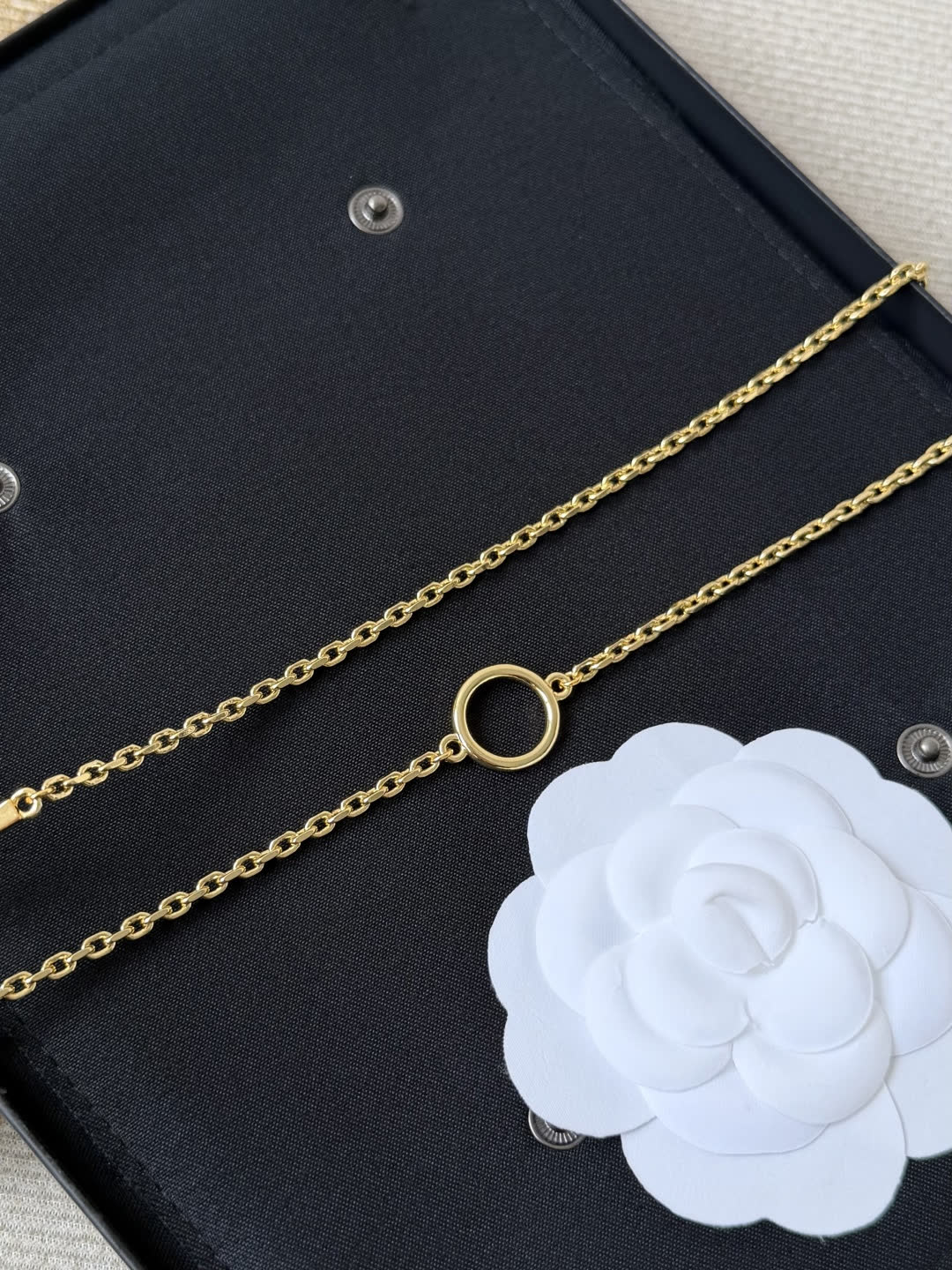 Chanel Pearl and Gold Necklace
