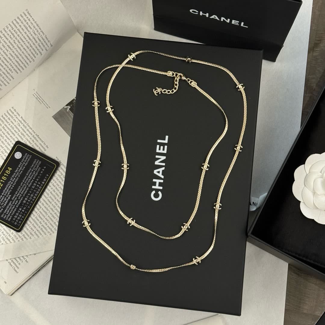 Chanel CC Logo Chain Necklace