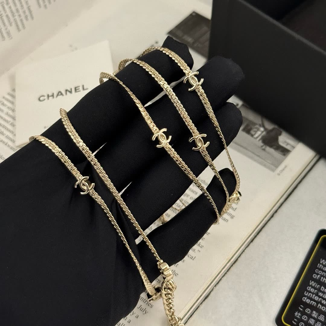 Chanel CC Logo Chain Necklace
