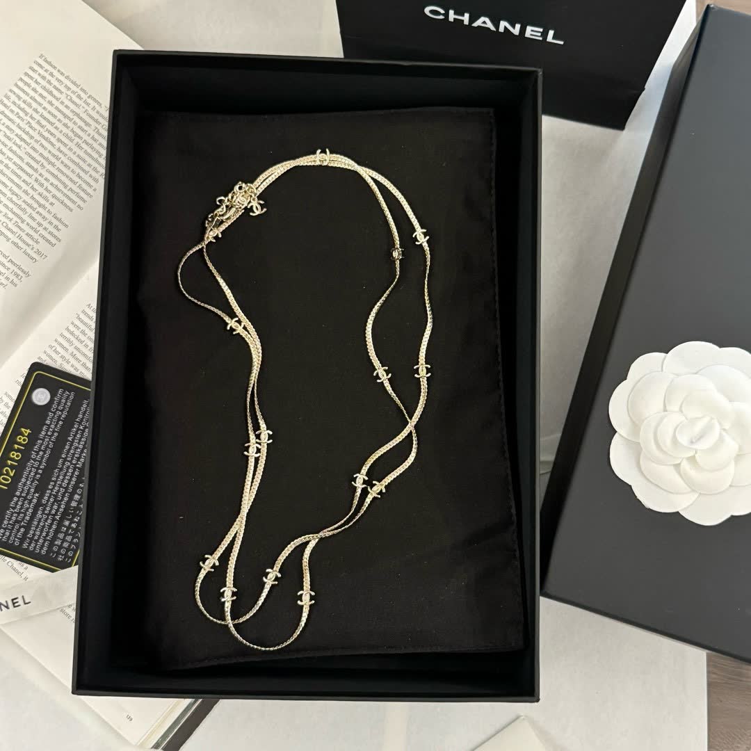 Chanel CC Logo Chain Necklace
