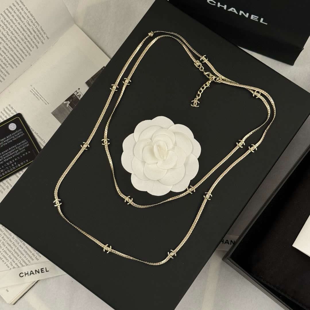 Chanel CC Logo Chain Necklace