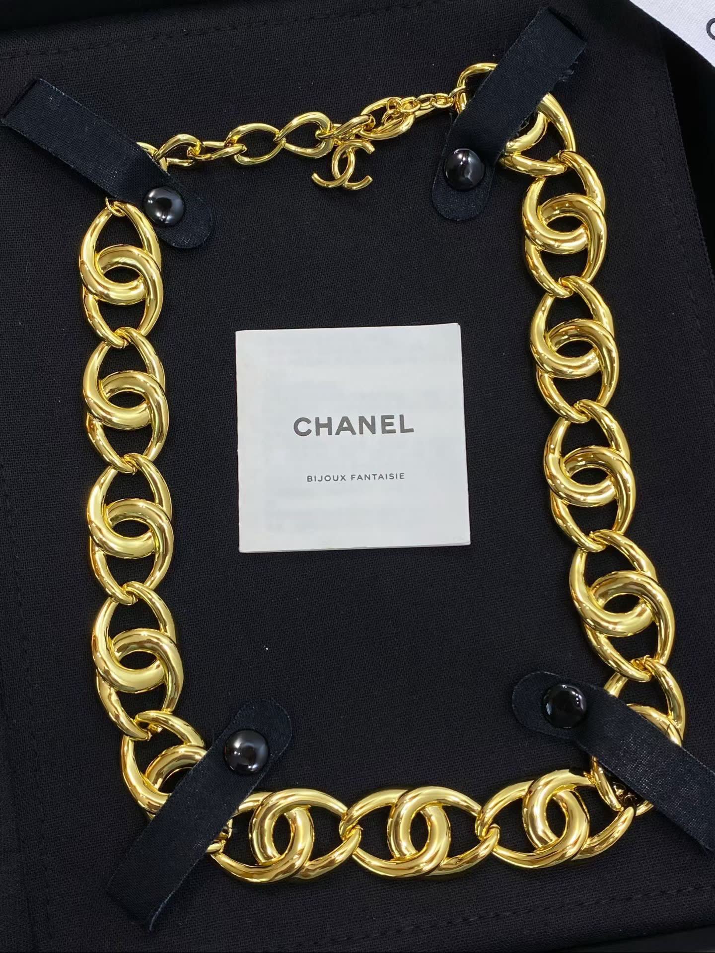 Chanel Gold Chain Necklace