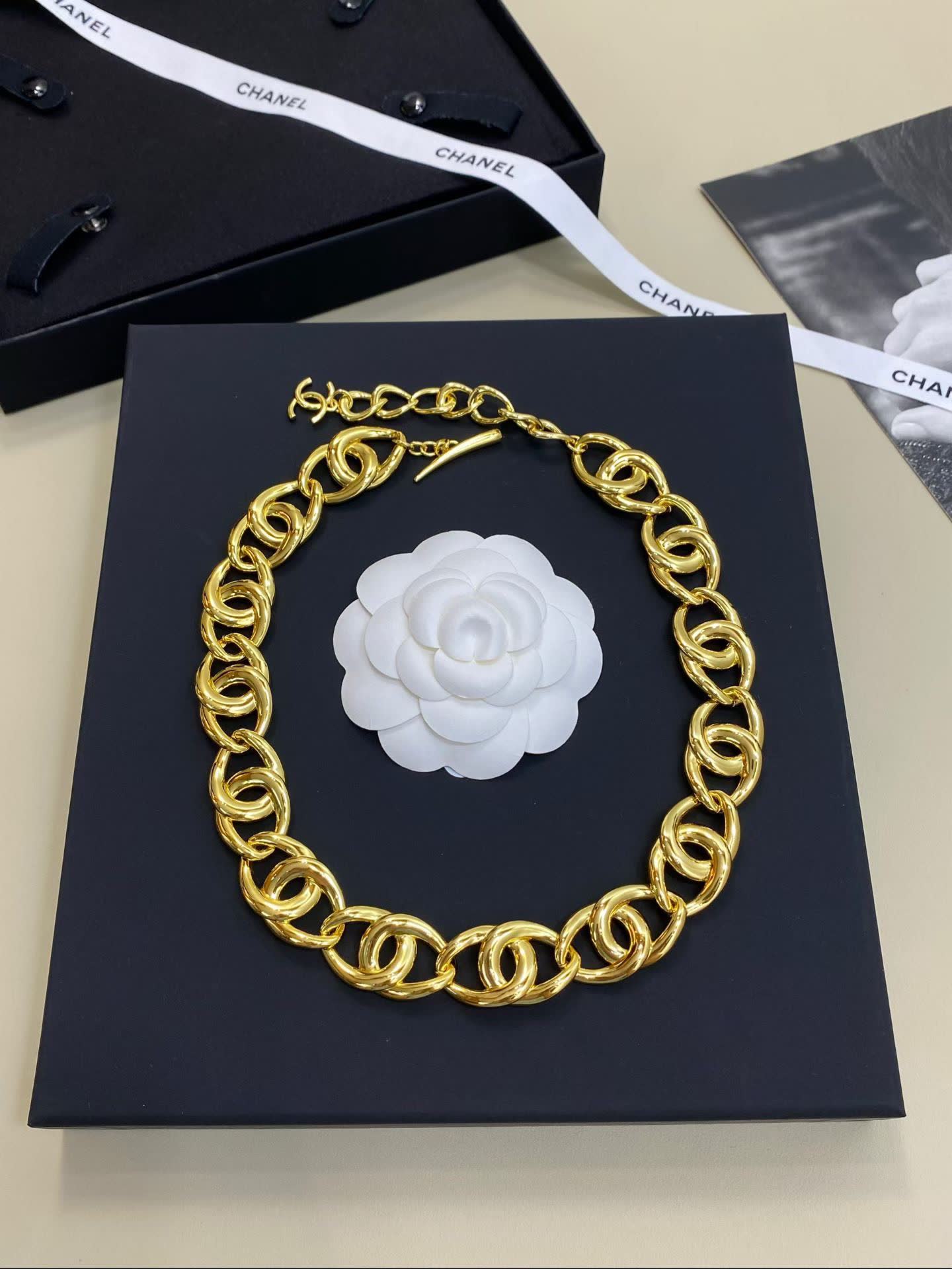 Chanel Gold Chain Necklace