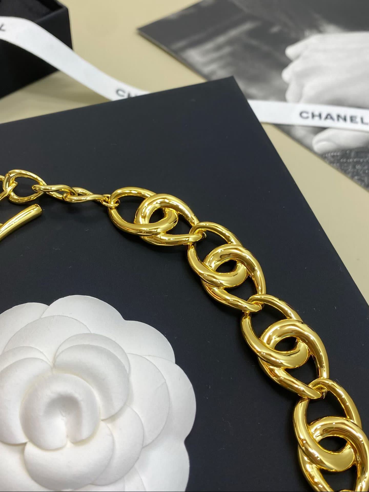 Chanel Gold Chain Necklace