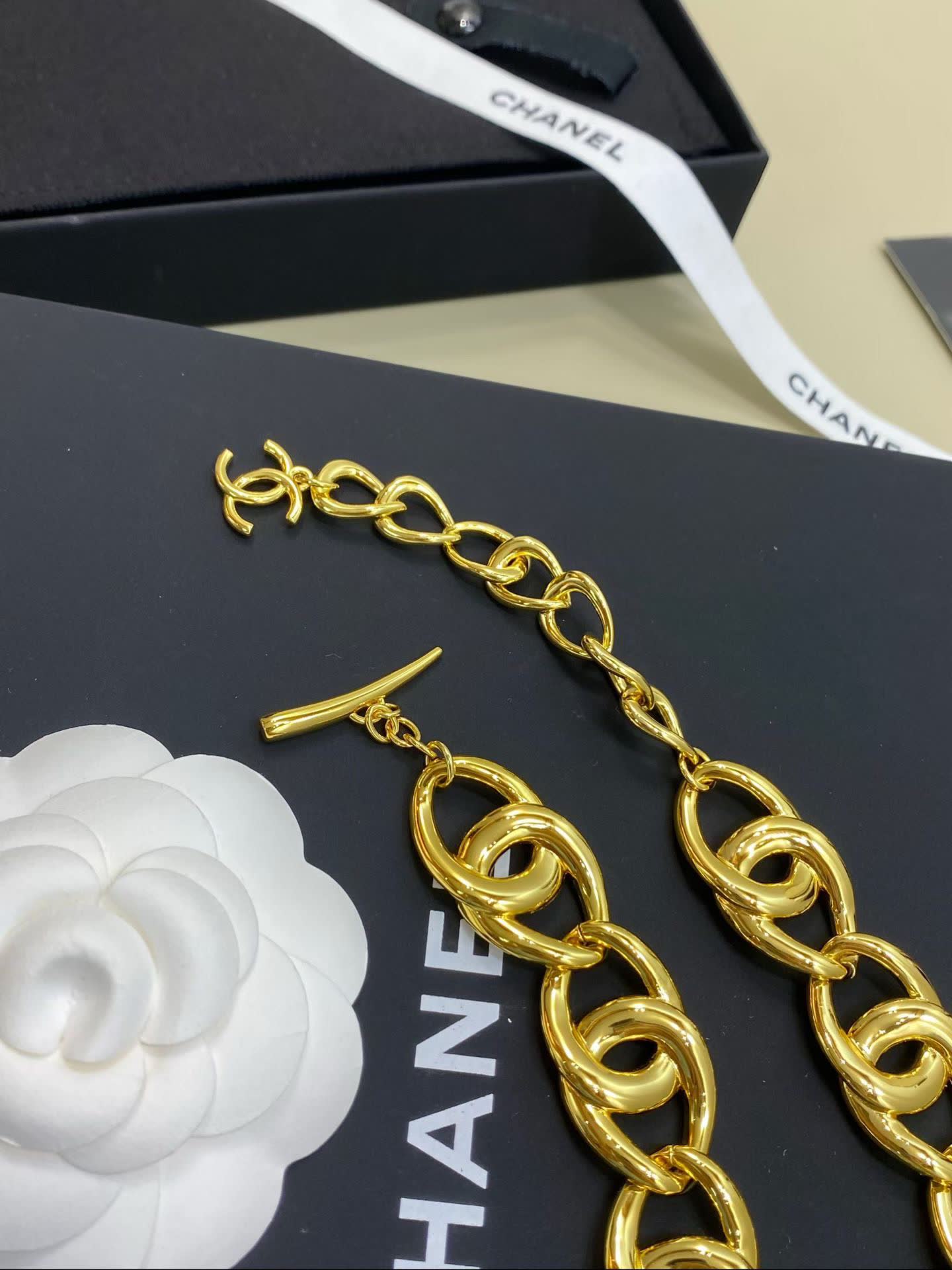 Chanel Gold Chain Necklace
