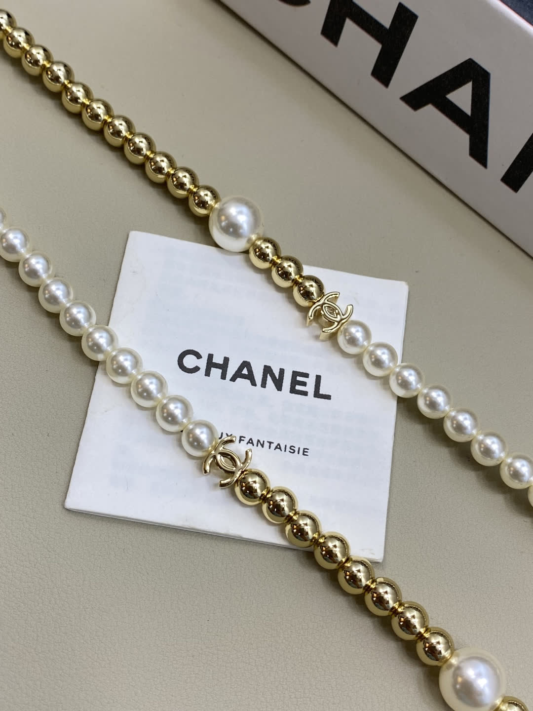 Chanel Double-Strand Pearl Necklace