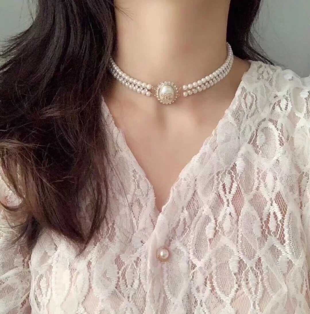 Chanel Pearl and Crystal Bracelet