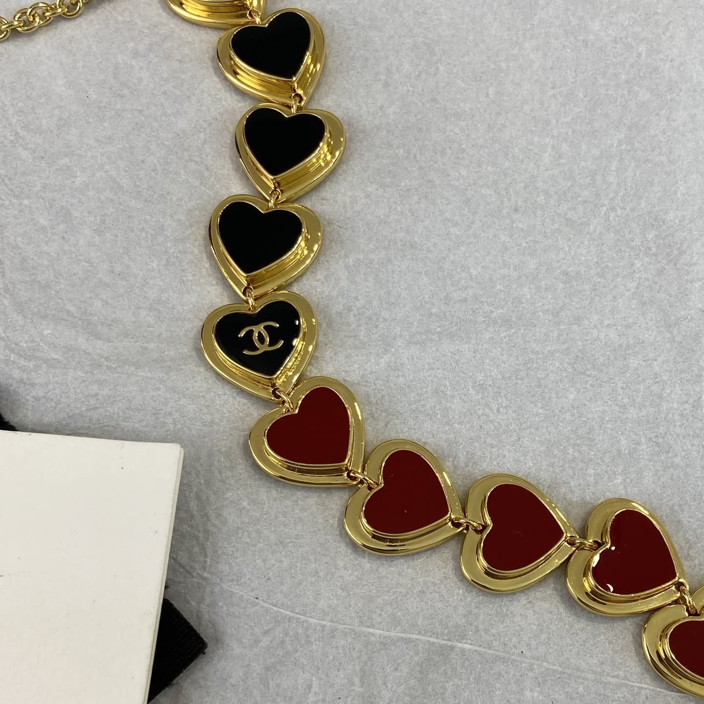Chanel Heart Link Necklace