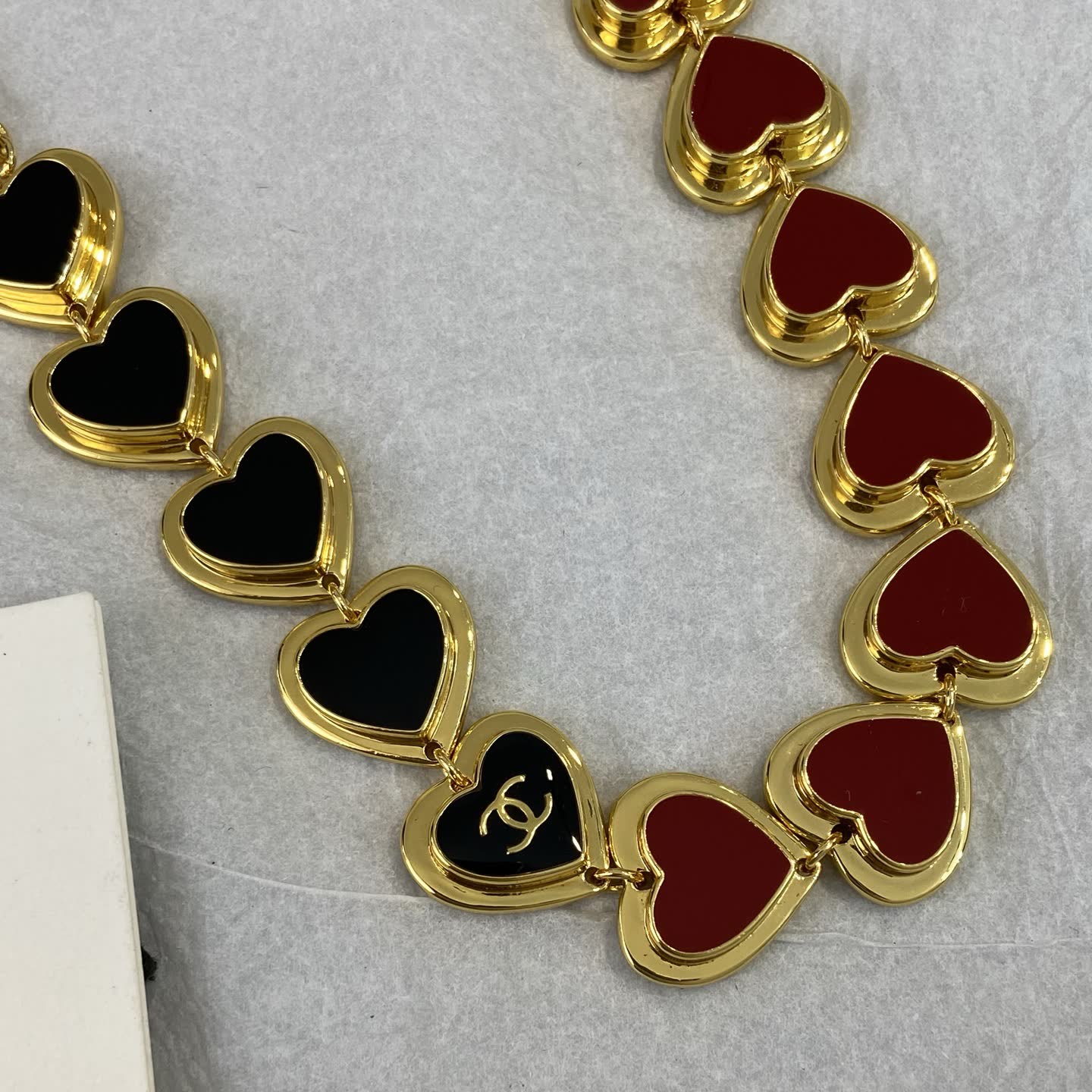 Chanel Heart Link Necklace