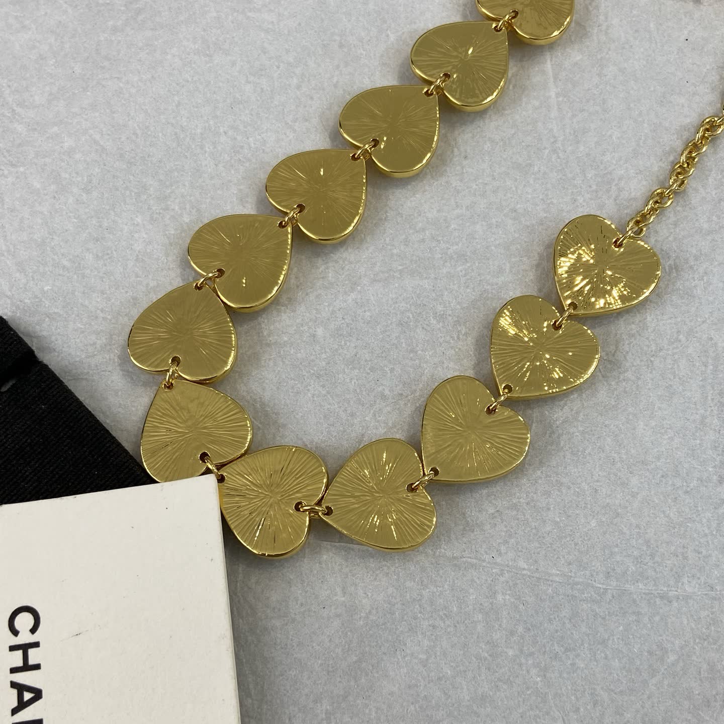 Chanel Heart Link Necklace