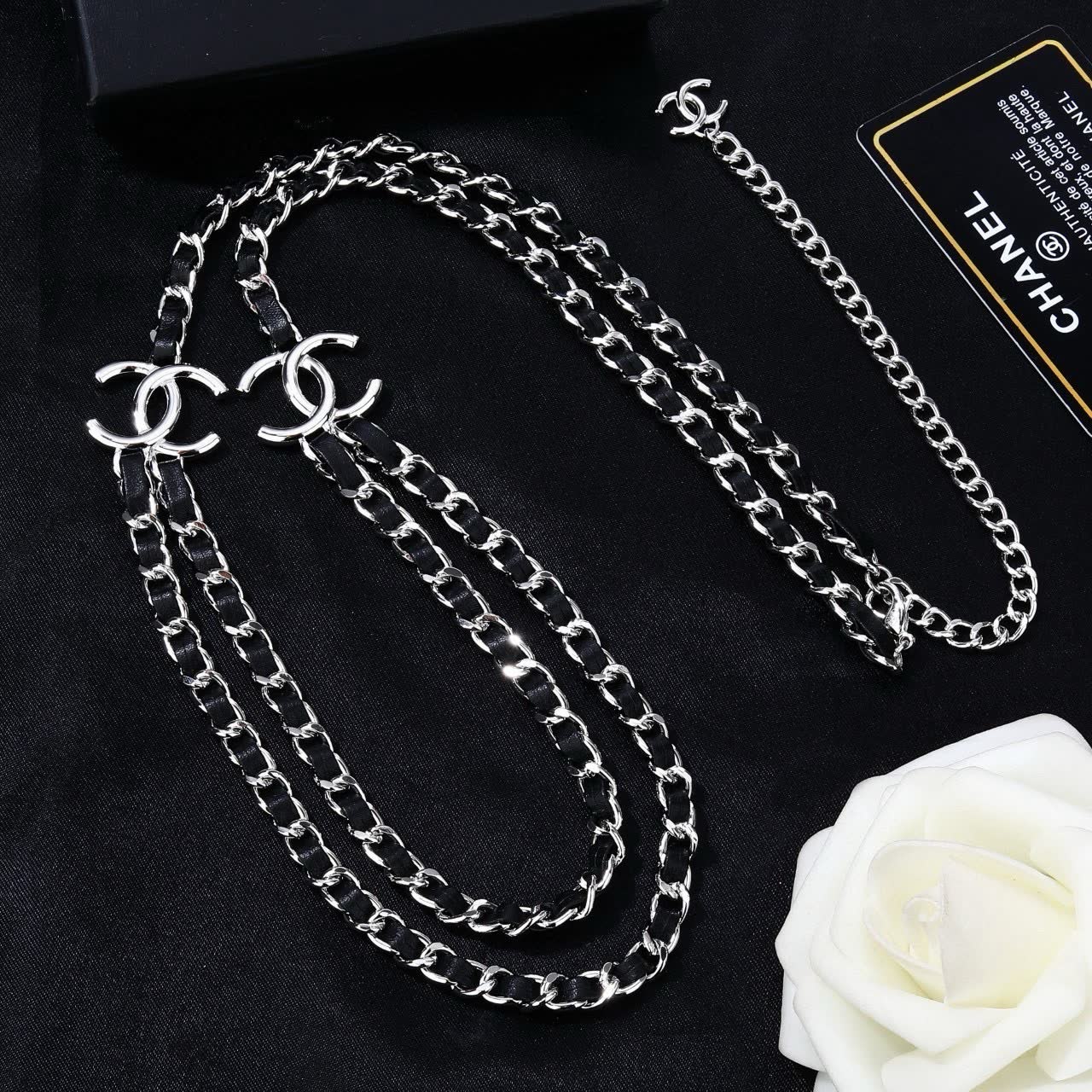 Chanel CC Logo Chain Necklace