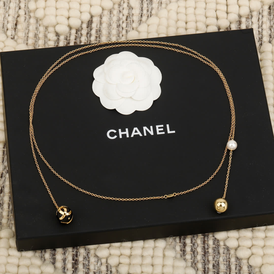 Chanel Pearl and Bead Necklace