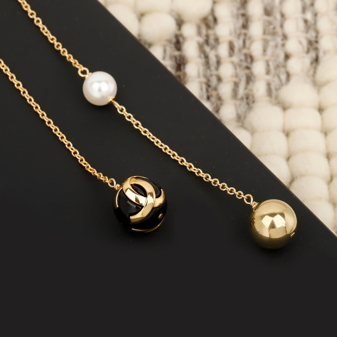 Chanel Pearl and Bead Necklace