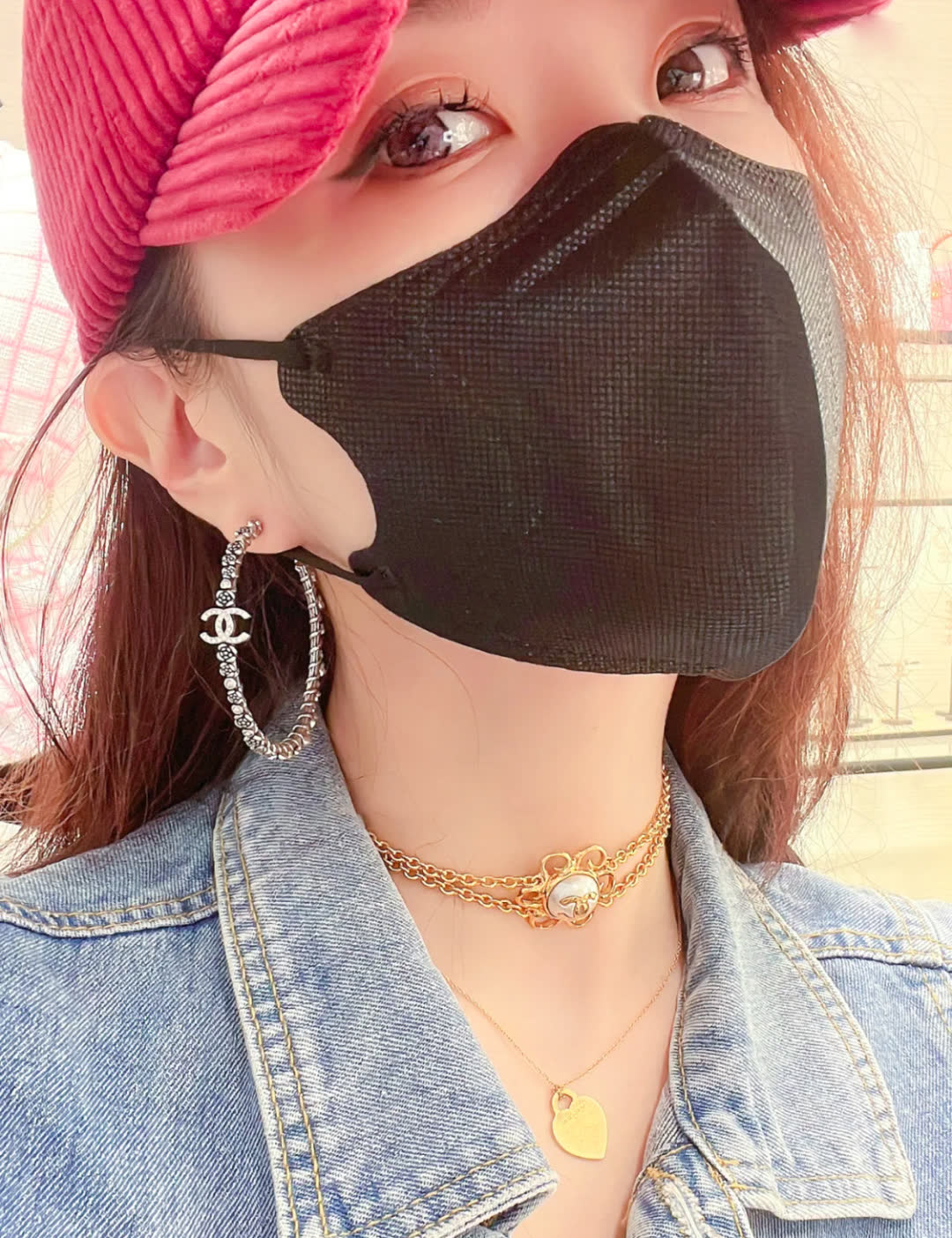 Chanel Gold-Tone Double-Chain Necklace with CC Logo