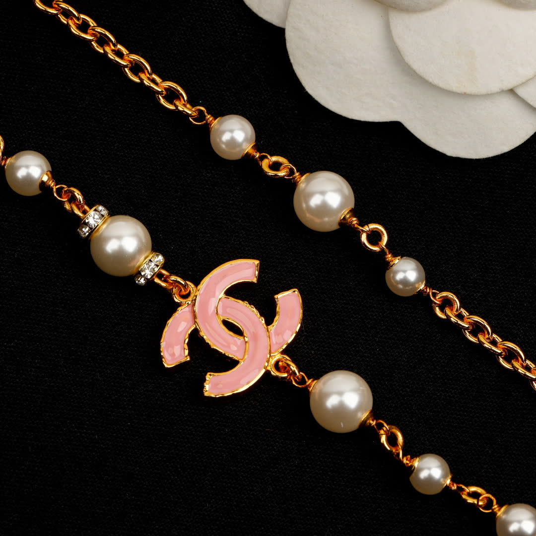 Chanel CC Pearl Necklace