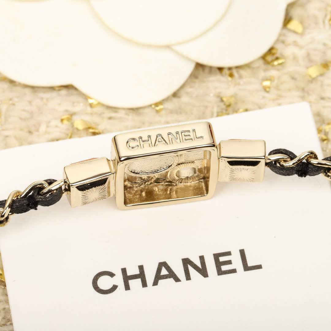Chanel White Camellia Bracelet